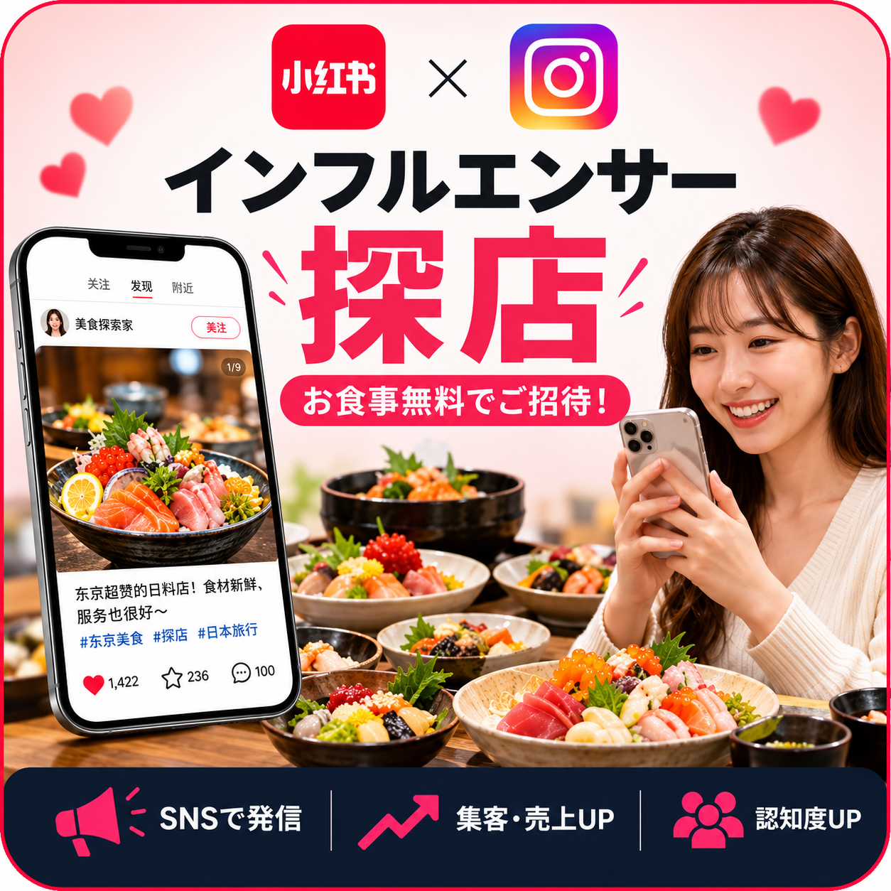 インフルエンサー探店